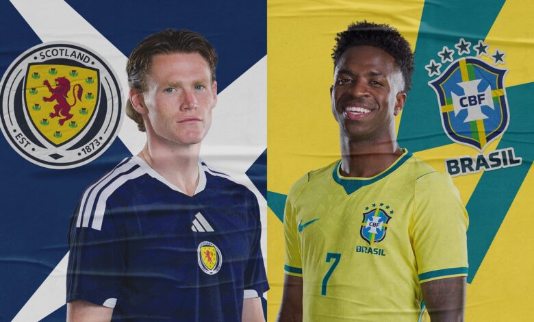 scotland v brazil where to watch